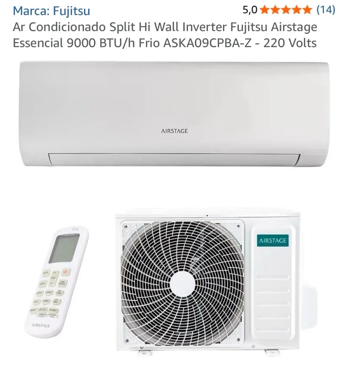 Ar condicionado Fujitsu