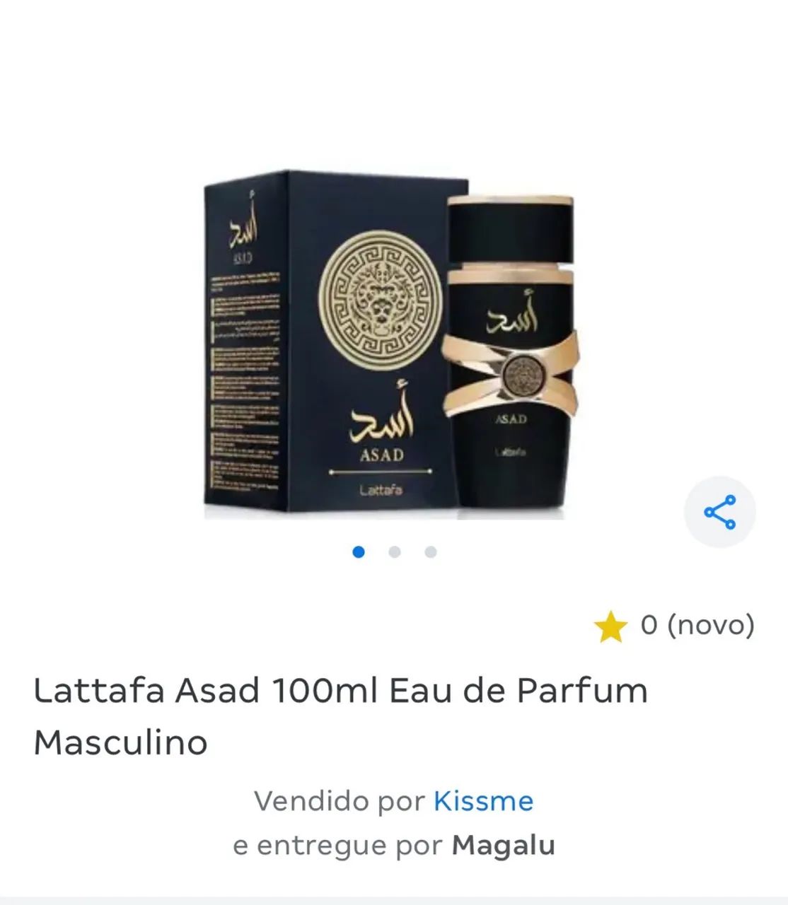 Perfume Árabe Assad Lattafa Original Lacrado - Foto 4