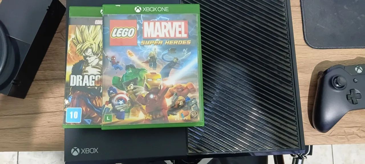 Xbox One 500GB - 2 Controles + 2 Jogos - Completo - Foto 4