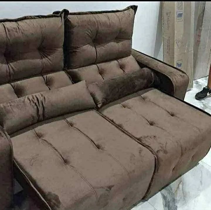 SOFÁ CONFORTAVEL MINAS 2 MODULOS RETRATIL RECLINAVEL 