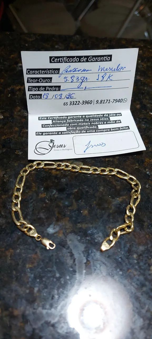 Pulseira ouro 18k - Foto 3