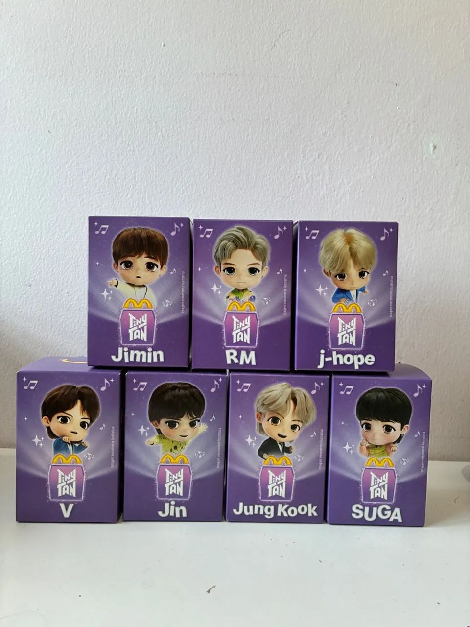 TINY TAN BTS KPOP BONECOS BTS MC DONALDS - Foto 2