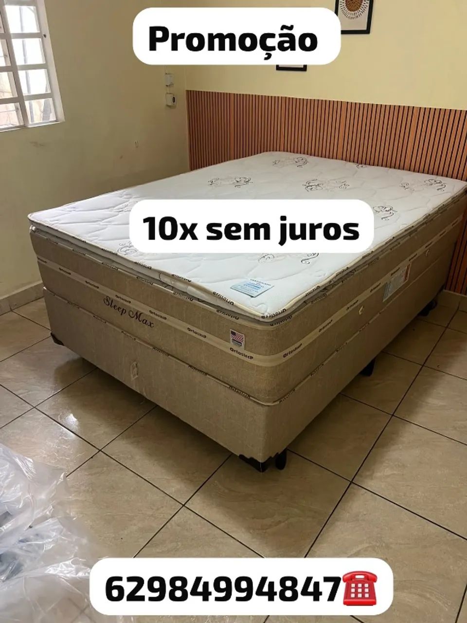 Cama de casal nova 