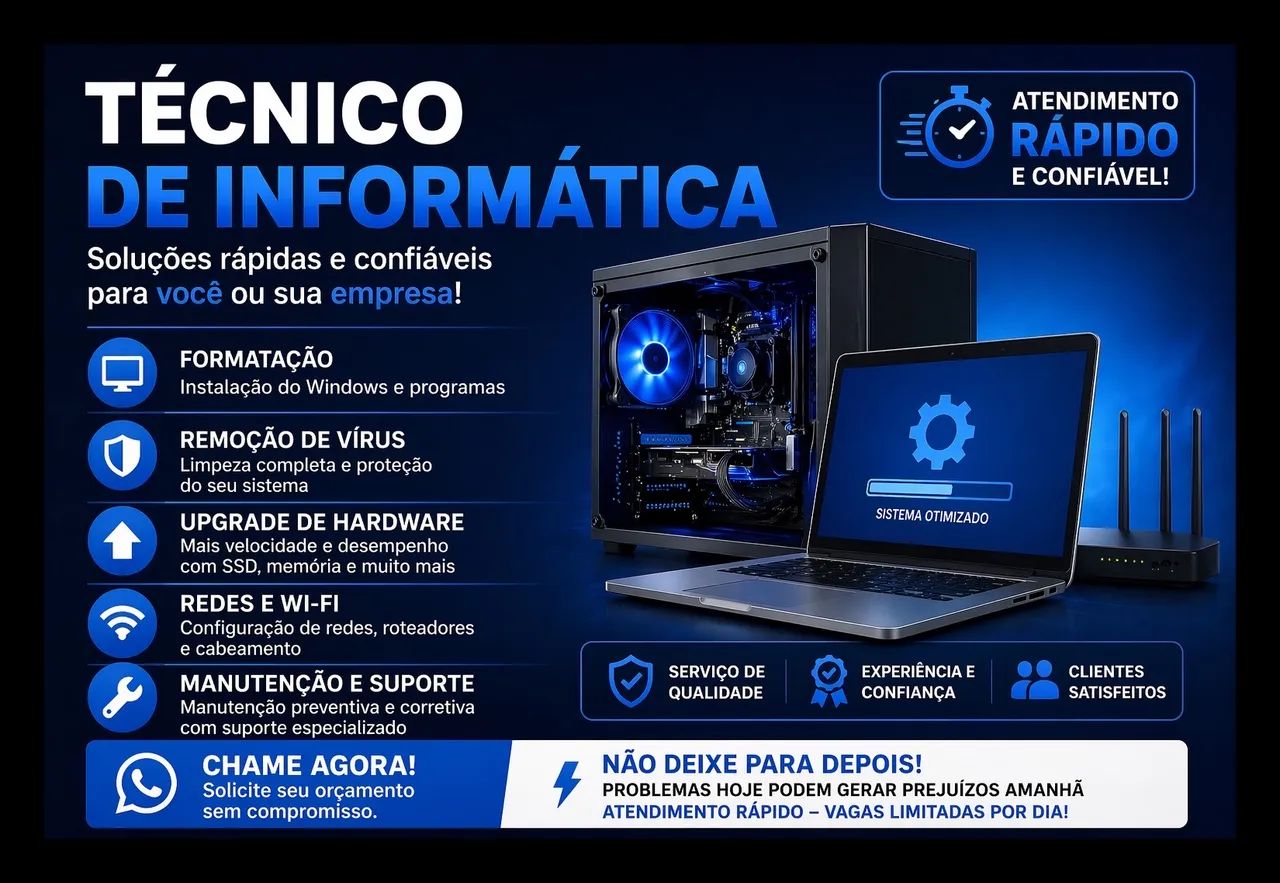 SUPORTE TÉCNICO EM COMPUTADORES E REDES