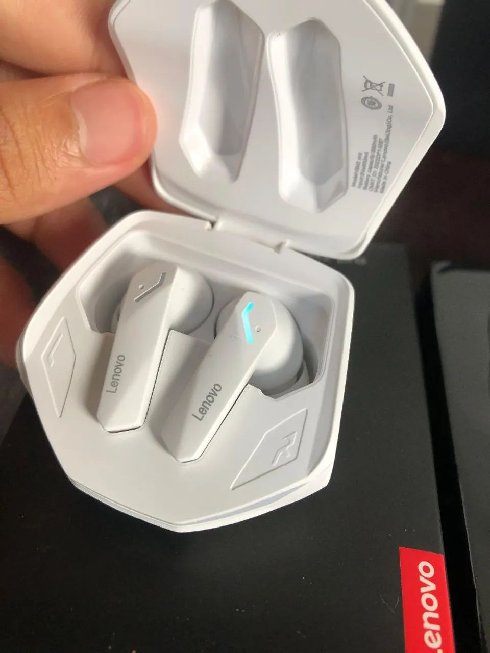 Fone Bluetooth Lenovo Branco Novo - Foto 5