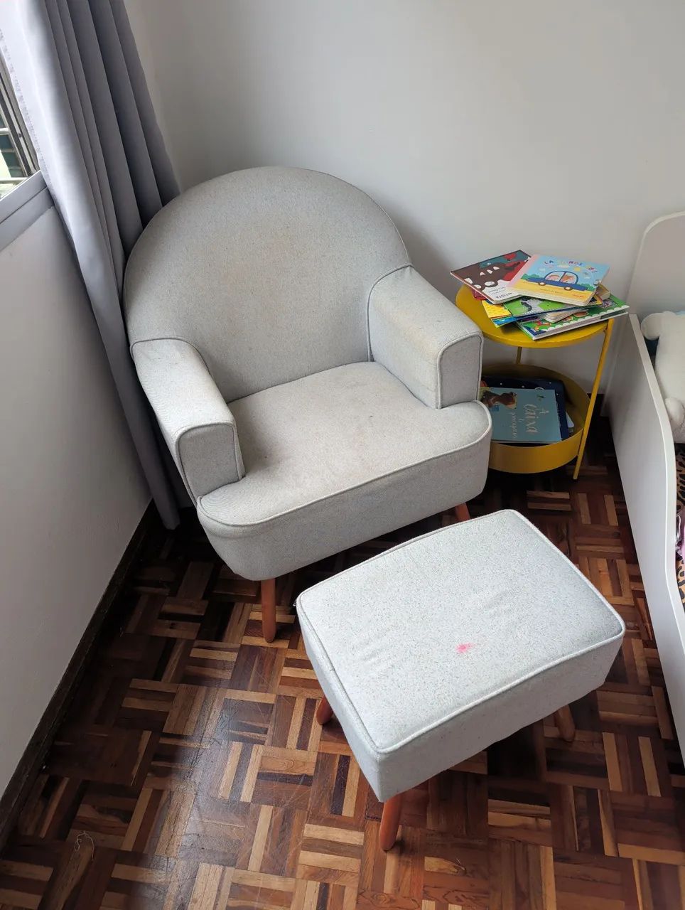 Poltrona com puff amamentação  - Foto 2