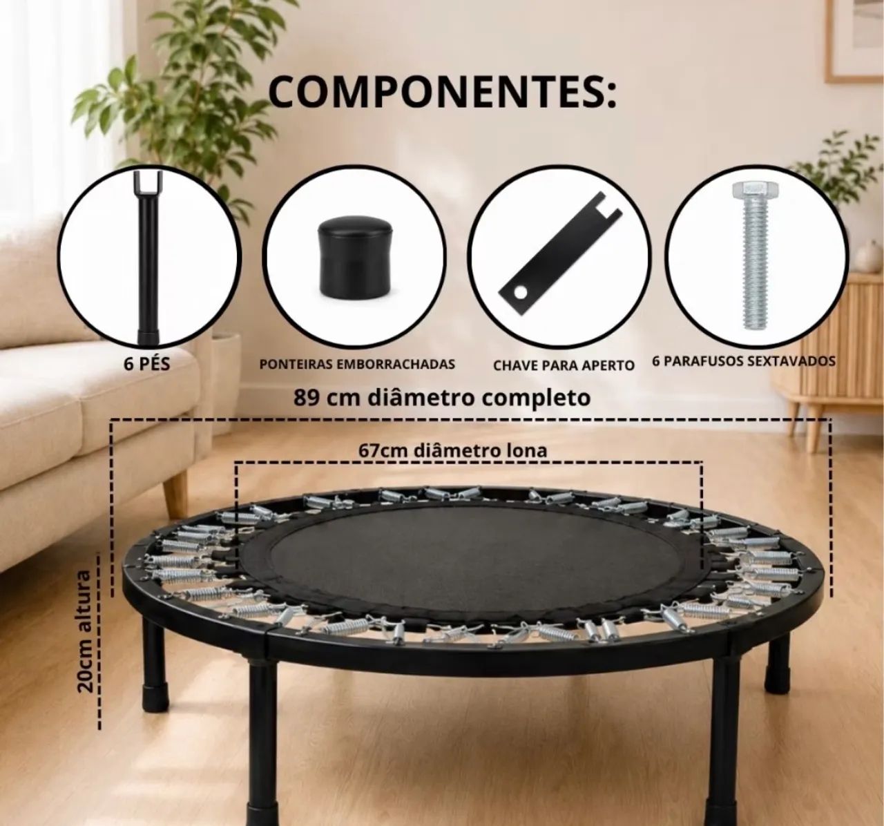 Cama Elástica usada 1 vez  - Foto 3