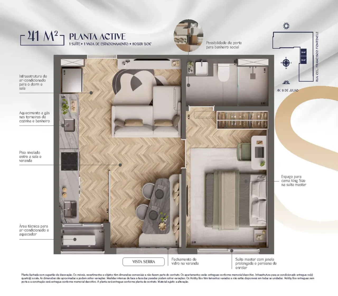 PLANTA 41m²