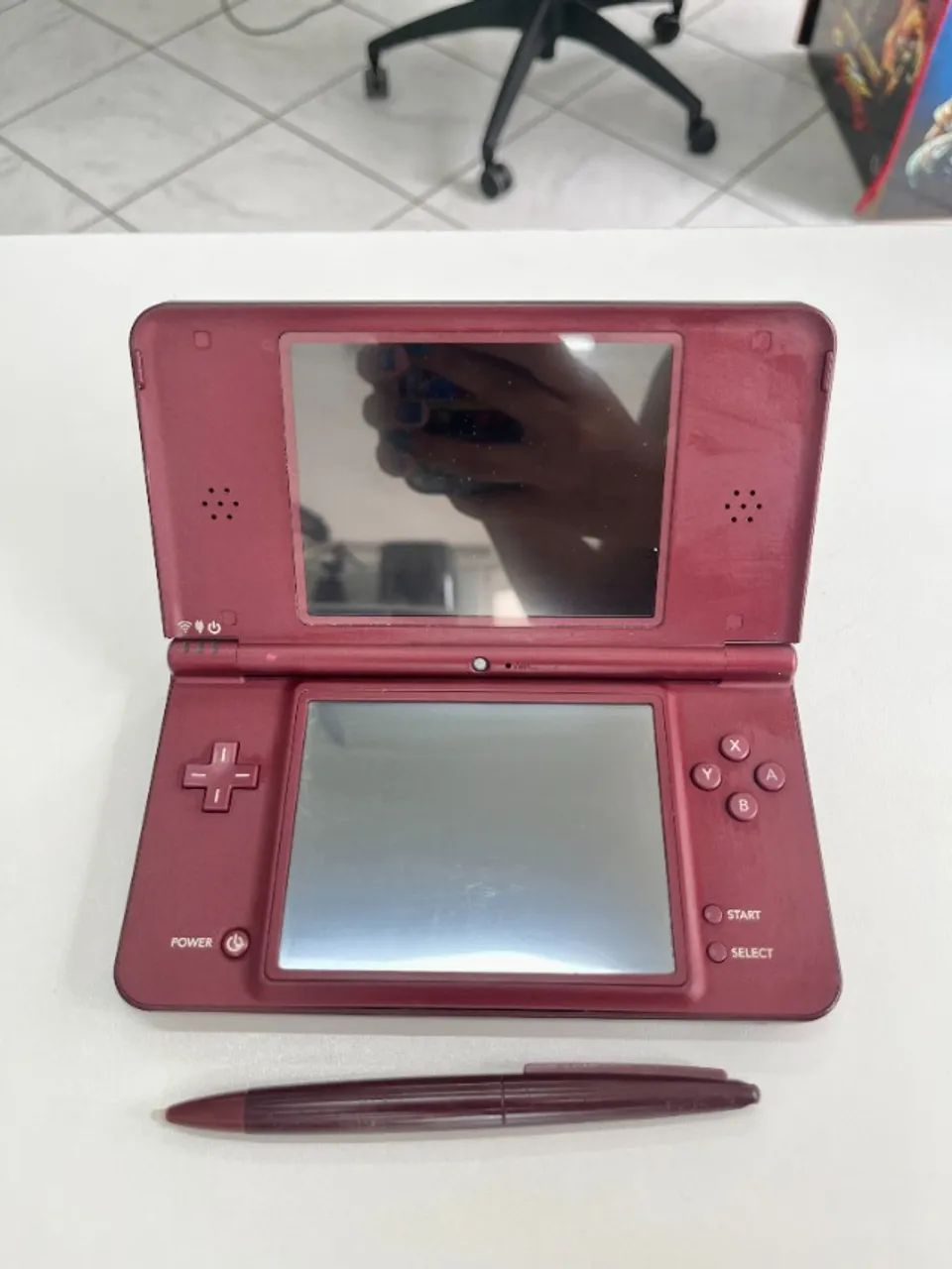 ＤＳi CONSOLE NINTENDO DSI XL WINE RED 2GB DESBLOQUEADO (VIA EXPLOIT