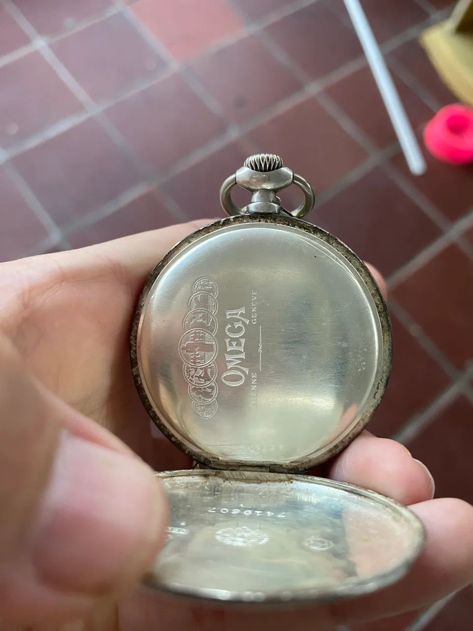 Relógio de bolso antigo 3000 Excelente  - Foto 3