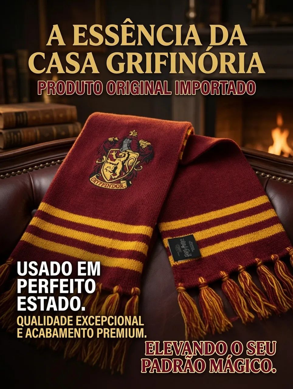Cachecol Harry Potter original importado
