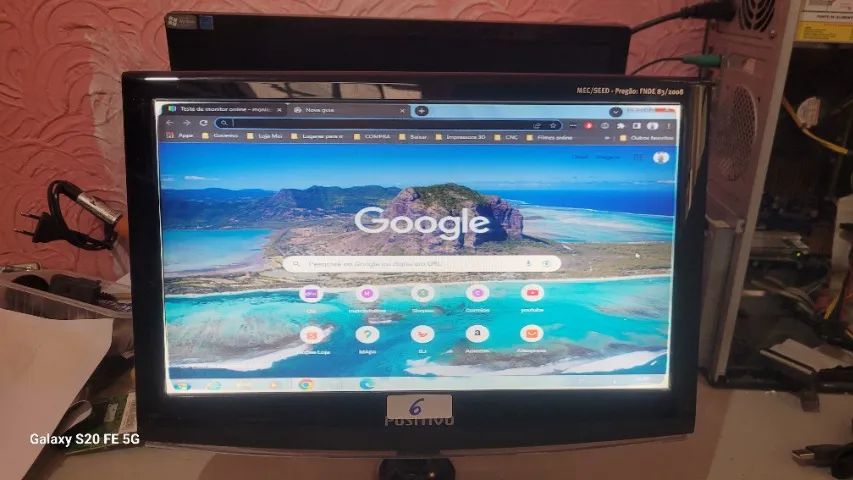 Monitor LG SAMSUNG  POSITIVO pequenos defeitos - Foto 5
