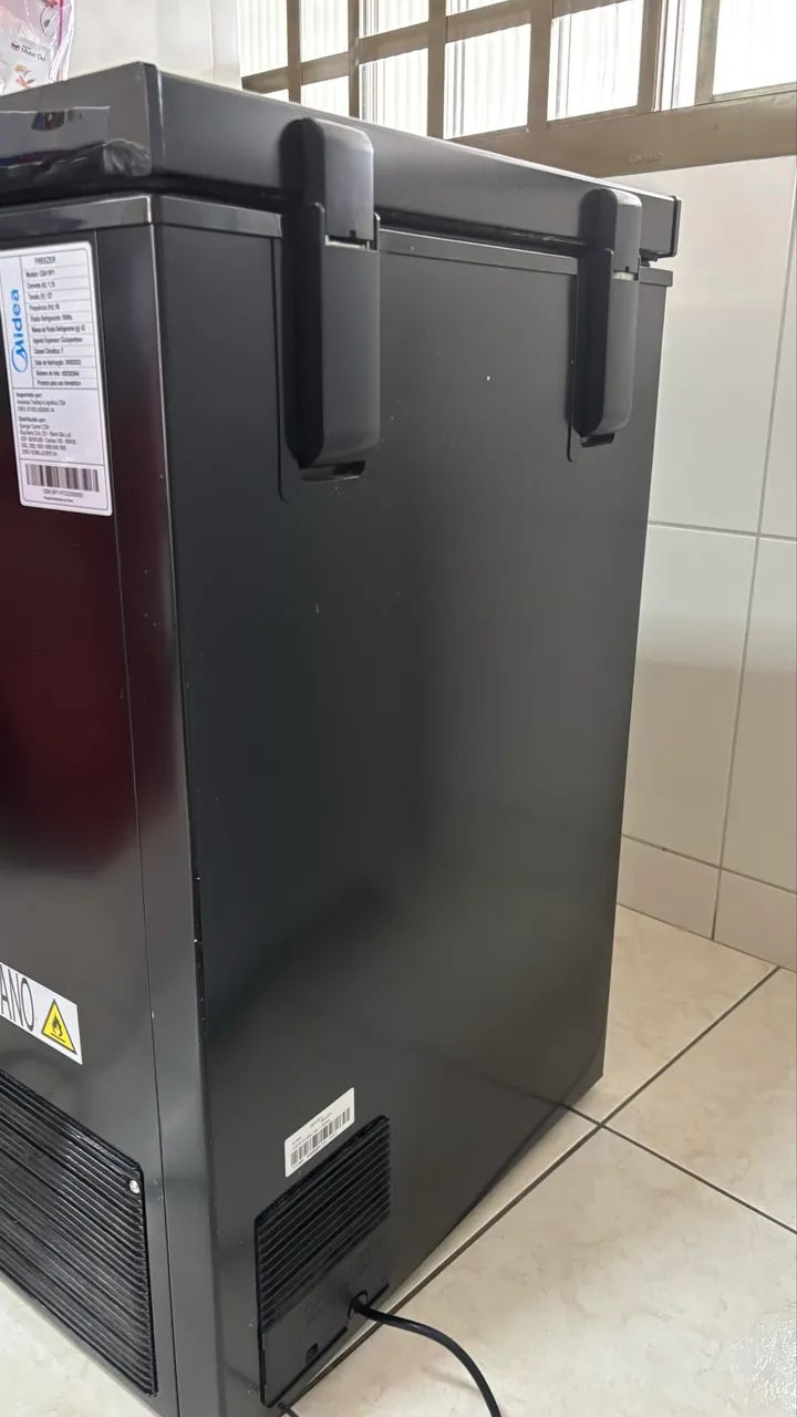 FREEZER HORIZONTAL MIDEA 100 LITROS PRETO  - Foto 2