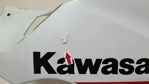 Carenagem Lateral Spoiler Dir Kawasaki Zx-6r 19/24 64927 Branco