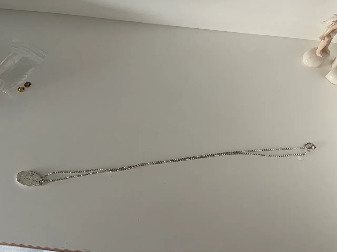 Colar Tiffany de prata de lei - Foto 2