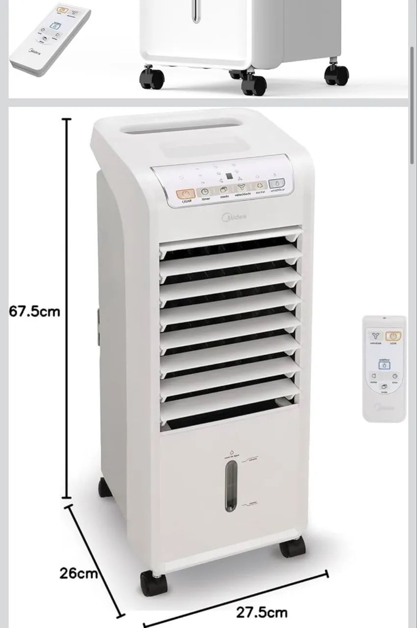 Ventilador e Climatizador de Ar Midear - AKAF2 - Foto 3