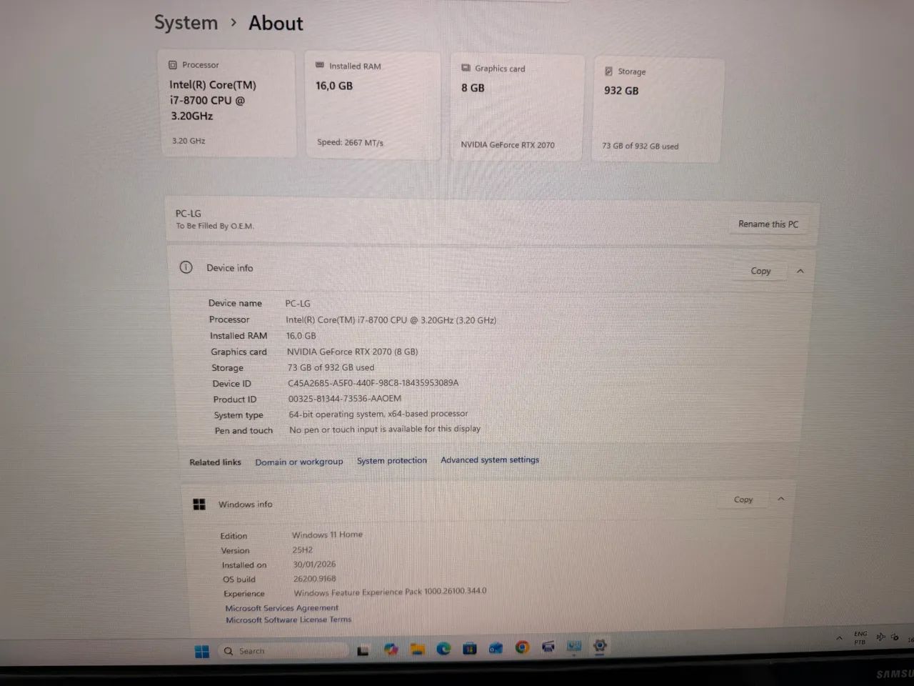 Desktop PC iBuyPower Gaming 16Gb RTX 2070 1TB SSD - Foto 5