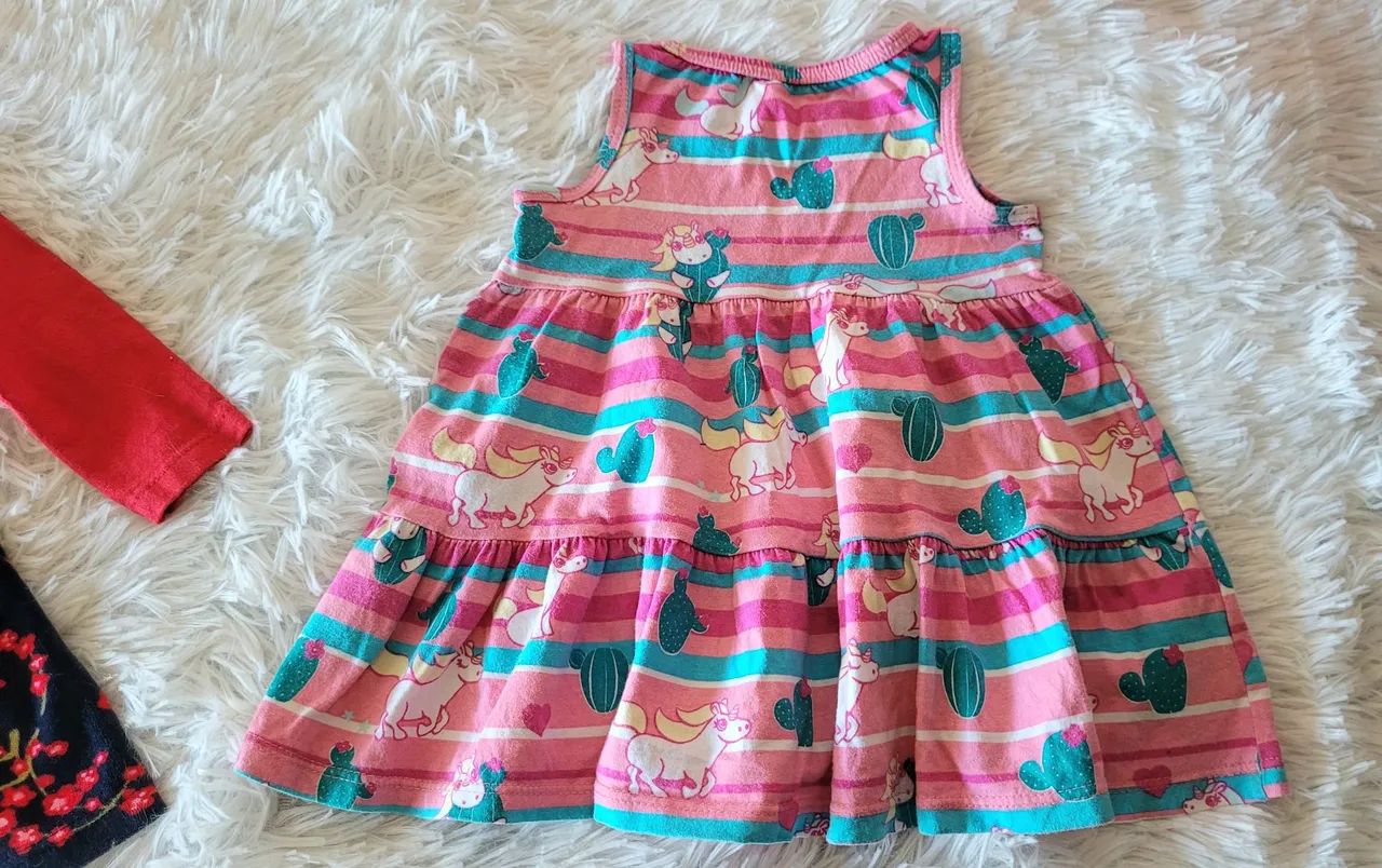 2 vestidos de bebê tamanho P  - Foto 6