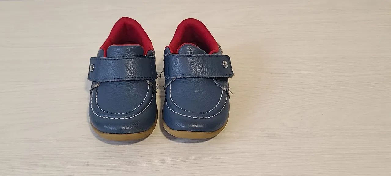 Mocassim Infantil Menino Couro Ortopé - Foto 6