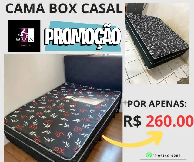 cama box casal 