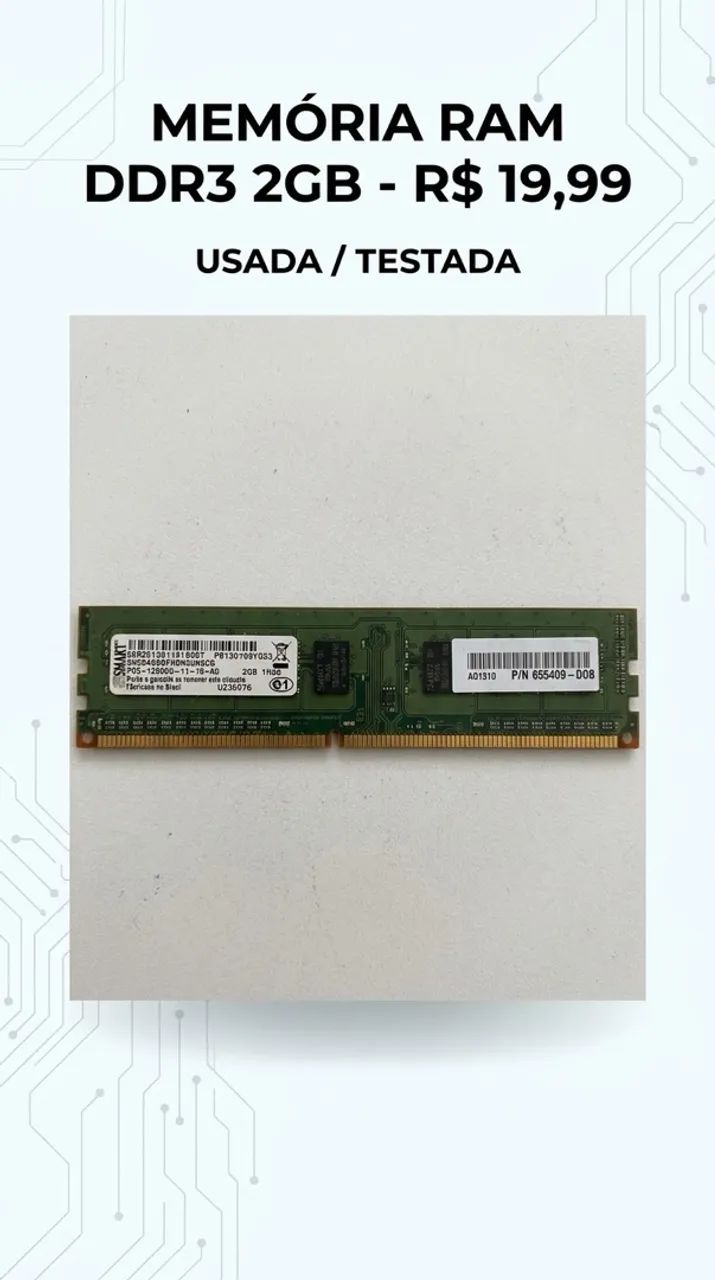 DDR3 2GB PC USADA