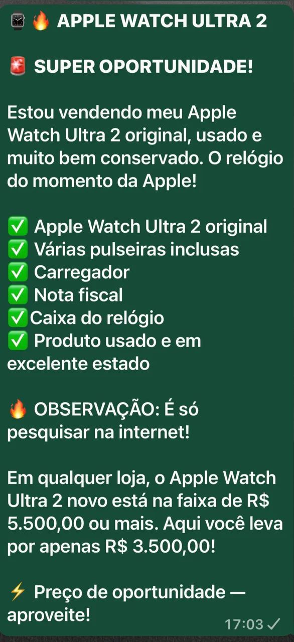 RELÓGIO APPLE WATCH ULTRA 2  - Foto 3