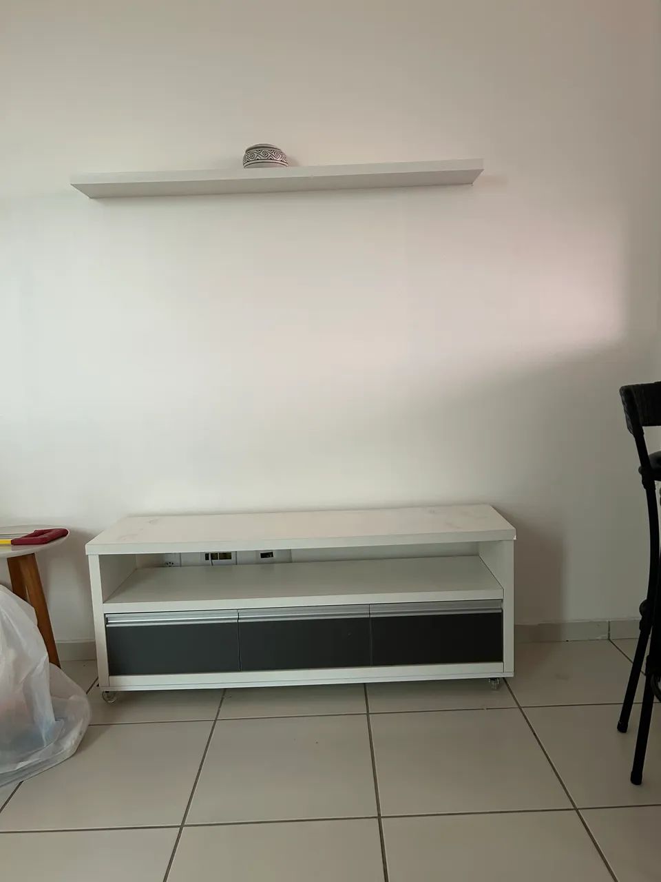 Racker de sala com rodinha MDF - Foto 2