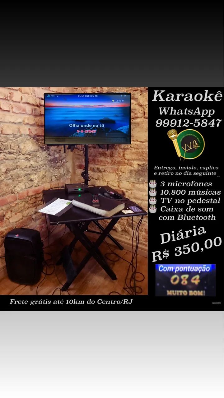 Aluguel de karaokê Entrego, instalo, explico e retiro - Foto 2
