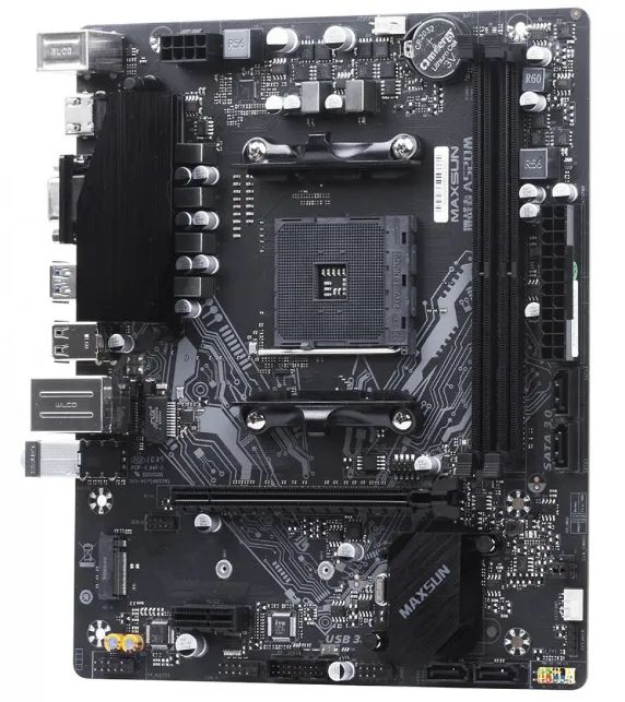 Placa Mãe MAXSUN A520M MS-Challenger, Chipset A520, AMD AM4, mATX, DDR4 - Foto 2