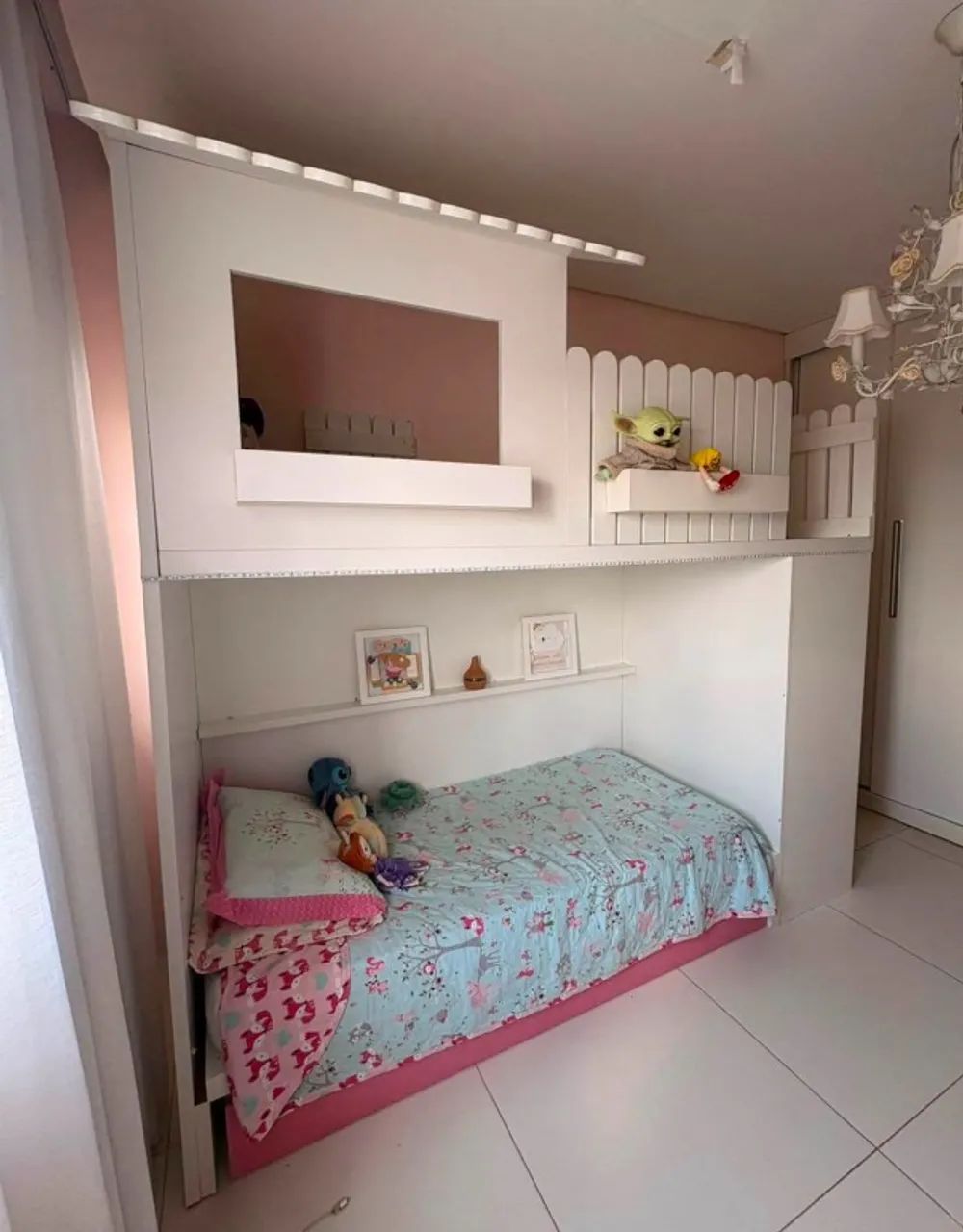 Cama infatil casinha com cama extra - Foto 3