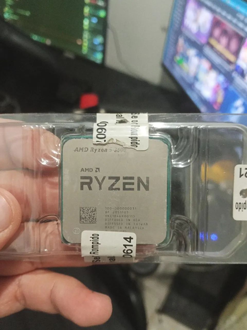 RYZEN 5 3600 6/12 + COOLER BOX AMD