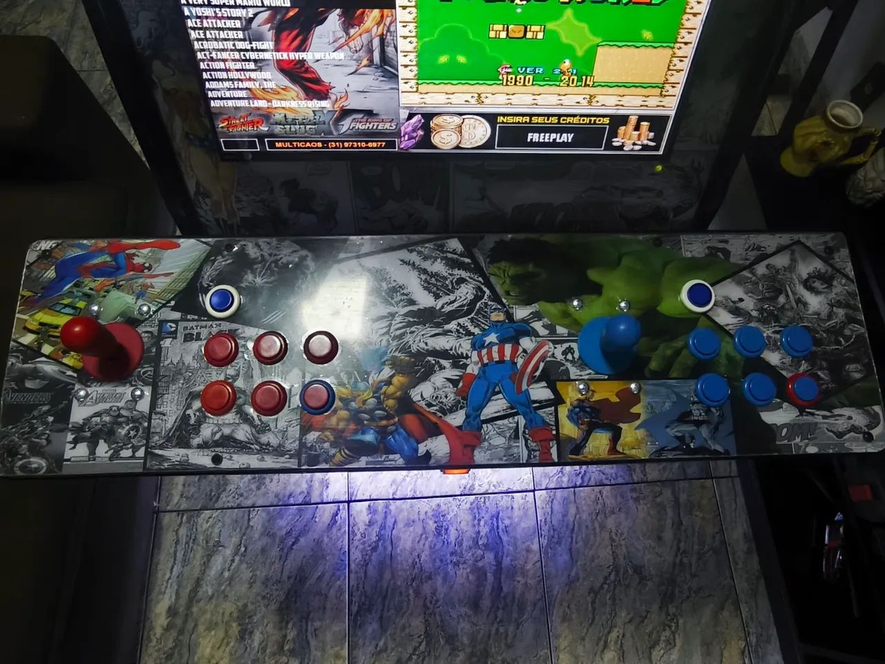 Fliperama Arcade Tema comic book. - Foto 3