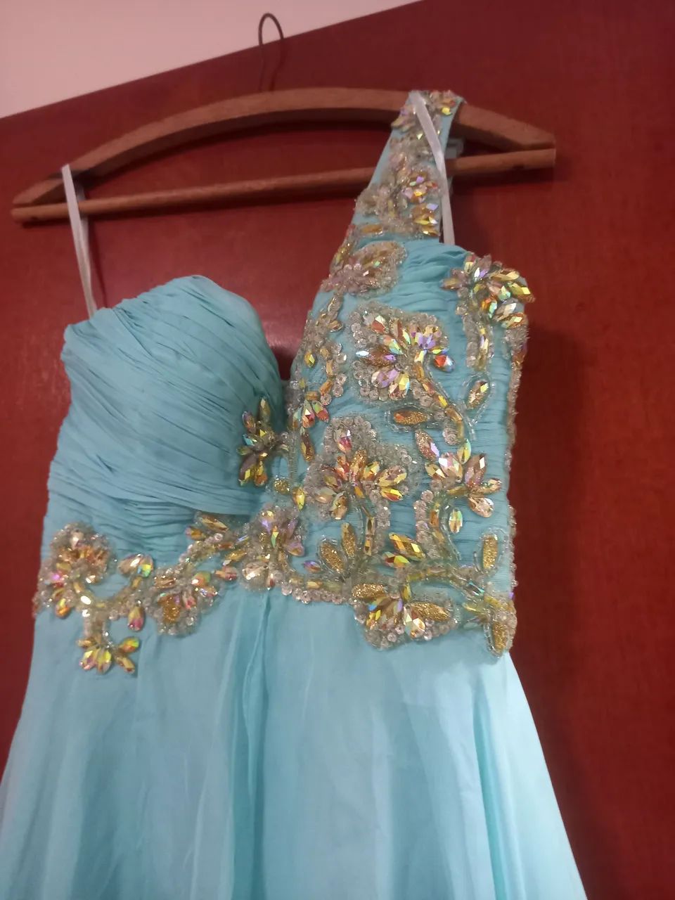 Vestido social longo
