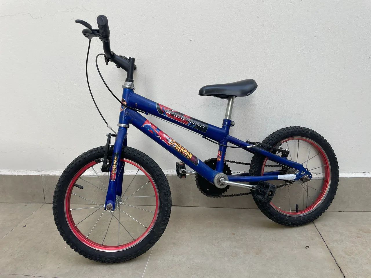Bicicleta infantil aranha aro 16