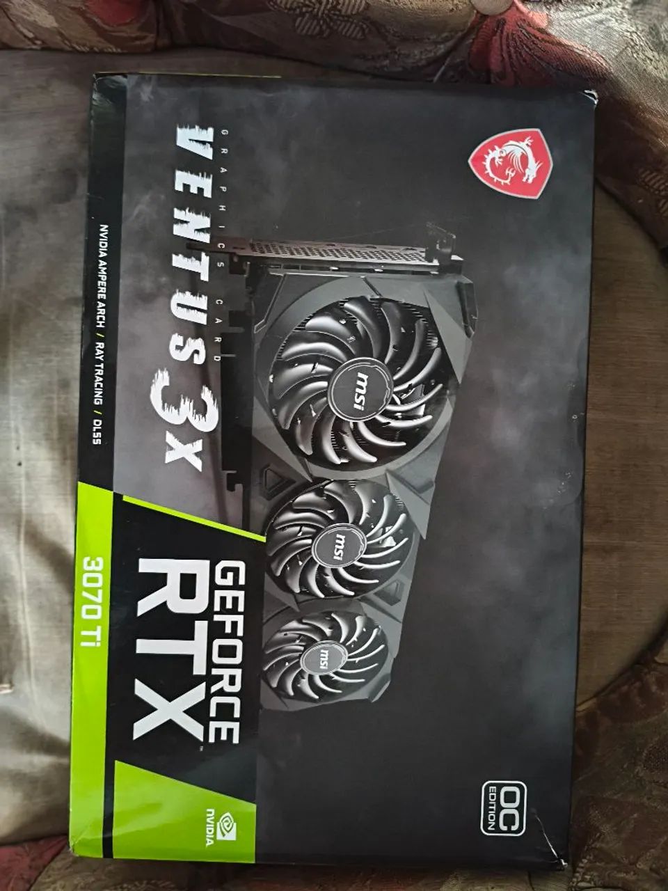 Placa de vídeo 3070 ti 8gb 3x ventus msi