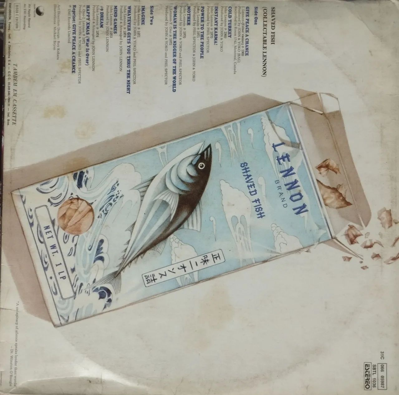 LP John Lennon Suaves Fish 1972 - Foto 3