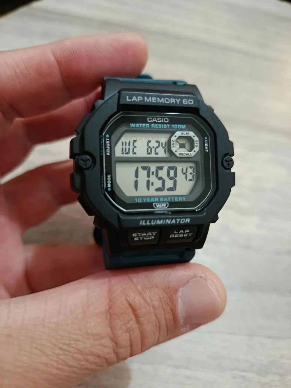Relógio Casio Illuminator WS-1400H - Perfeito! 