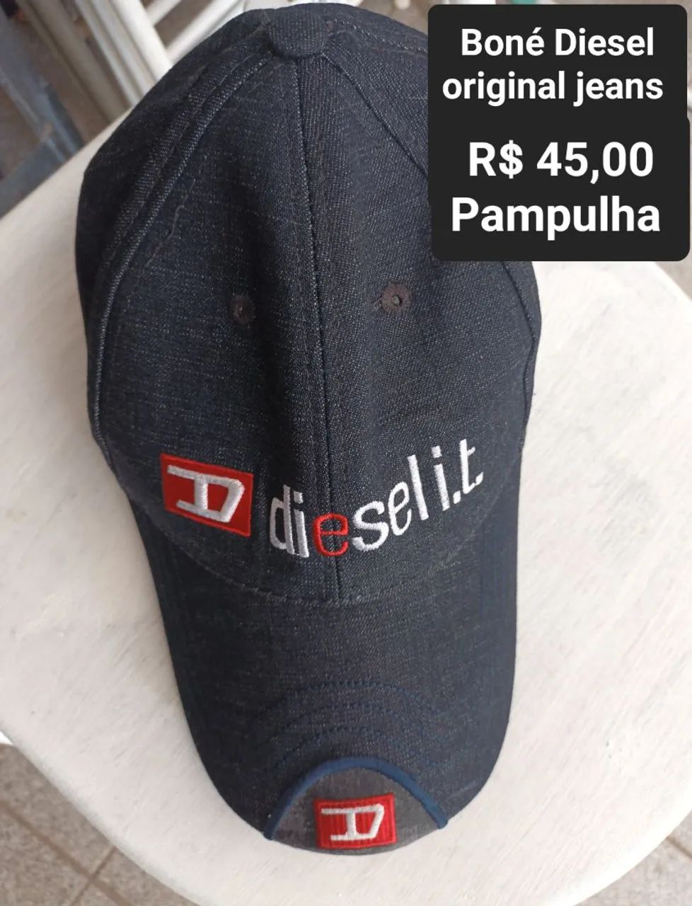 Boné Jeans Diesel