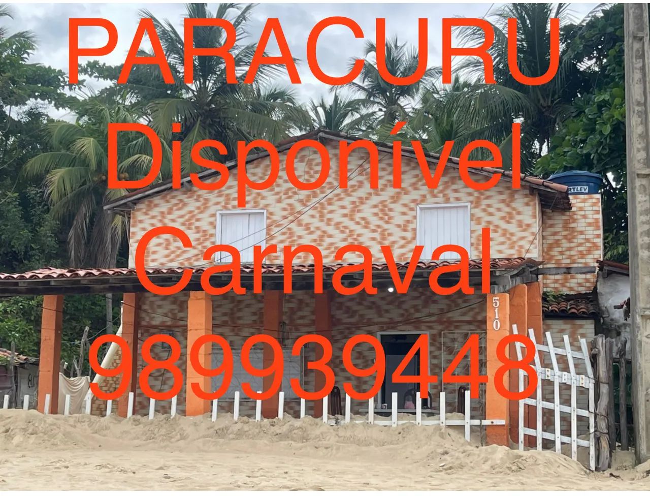 Casa de praia em Paracuru Carnaval 