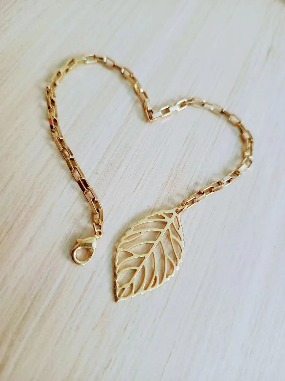 Pulseira Folha Dourada  - Foto 2