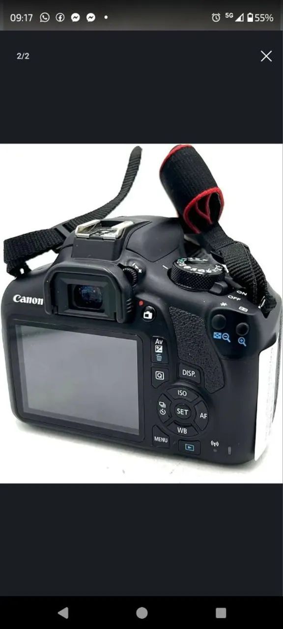 Câmera Canon T6  - Foto 2