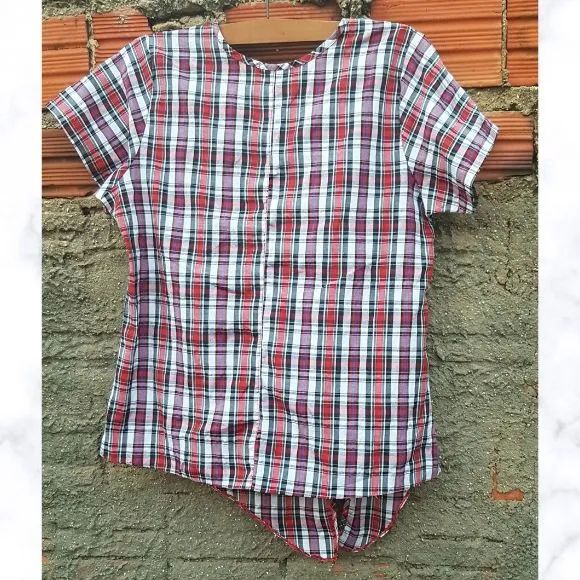 Blusa em Tecido Xadrez - Foto 4
