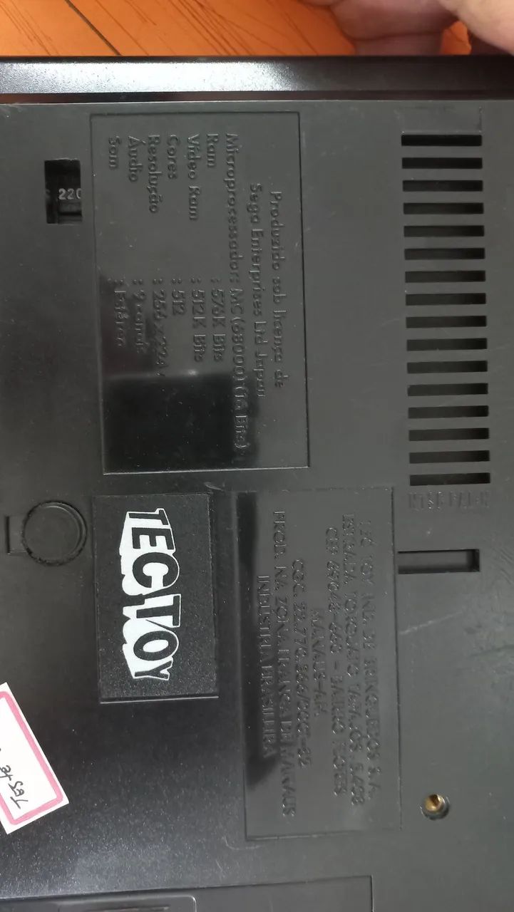 Mega drive 3 com 1 controle e caixa original - Foto 3