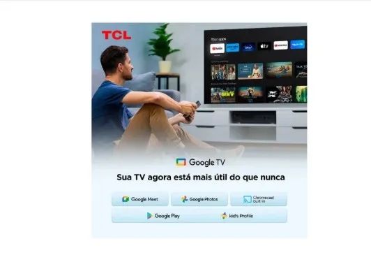 Smart TV 40" TCL Full HD QLED 40S5K Google TV - Foto 3