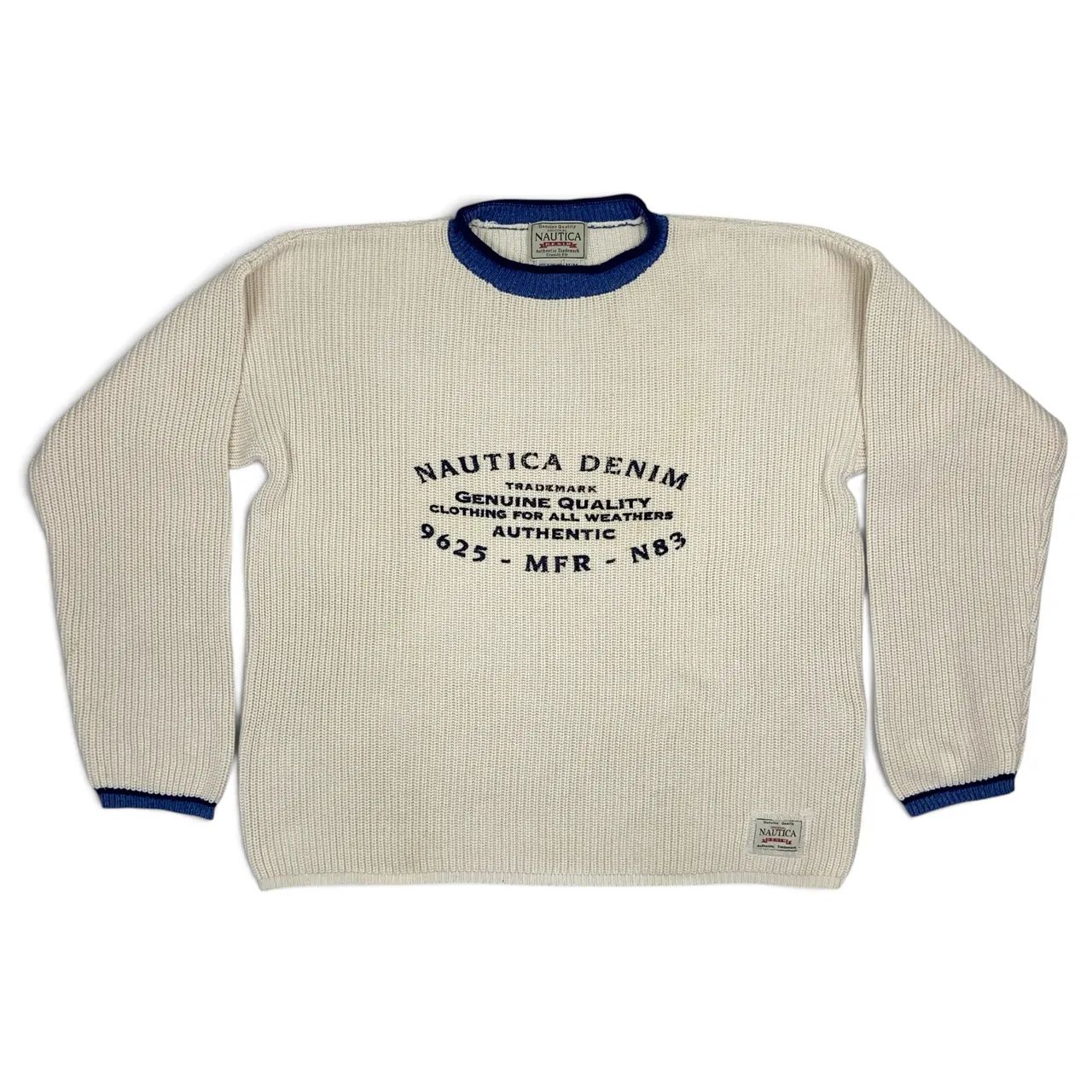 Suéter Nautica Denim 90s Tam.M