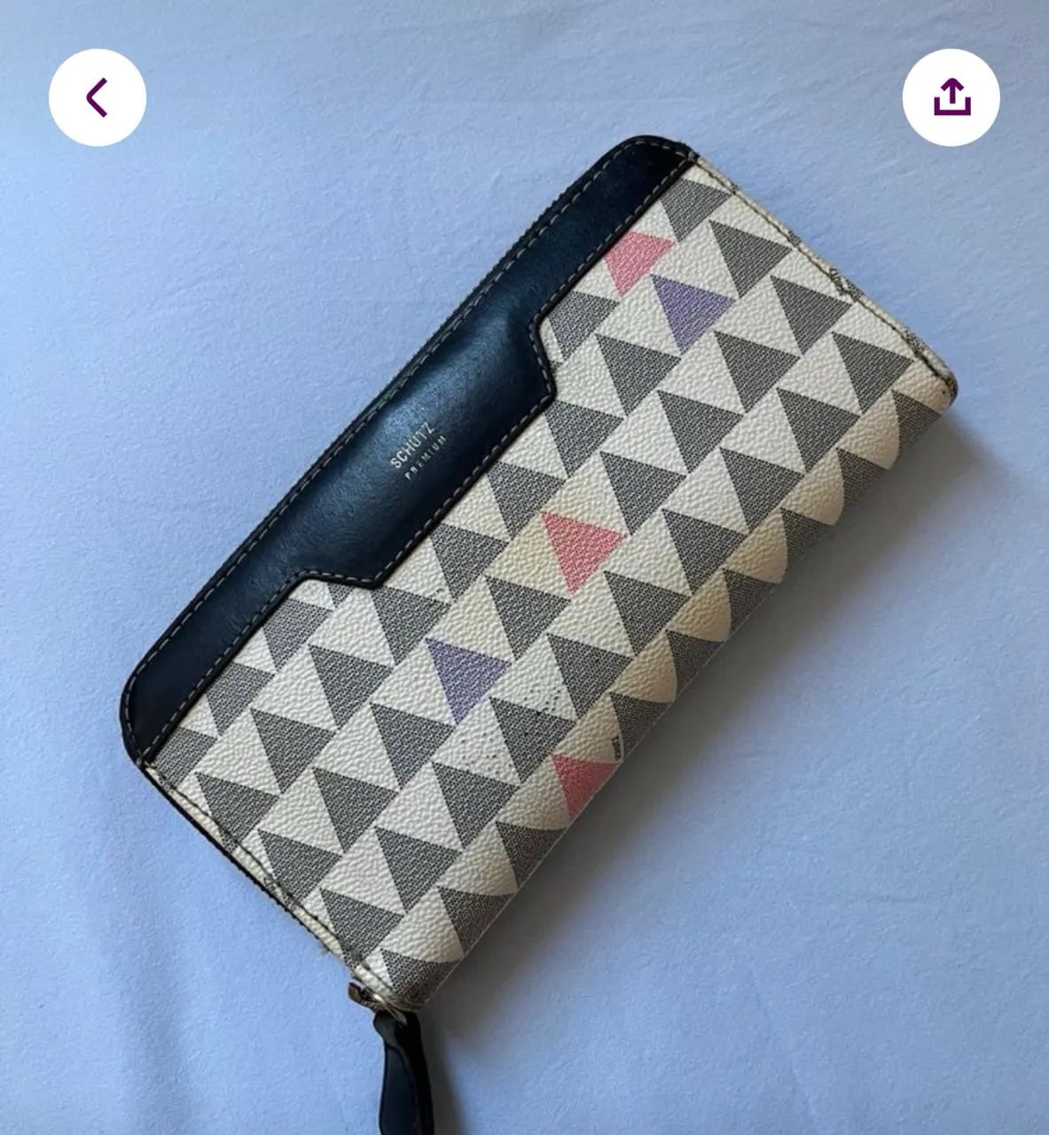 Bolsa e Carteira Schutz Triangle Branca - Foto 4