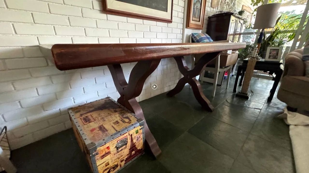 Mesa de madeira maciça  - Foto 3