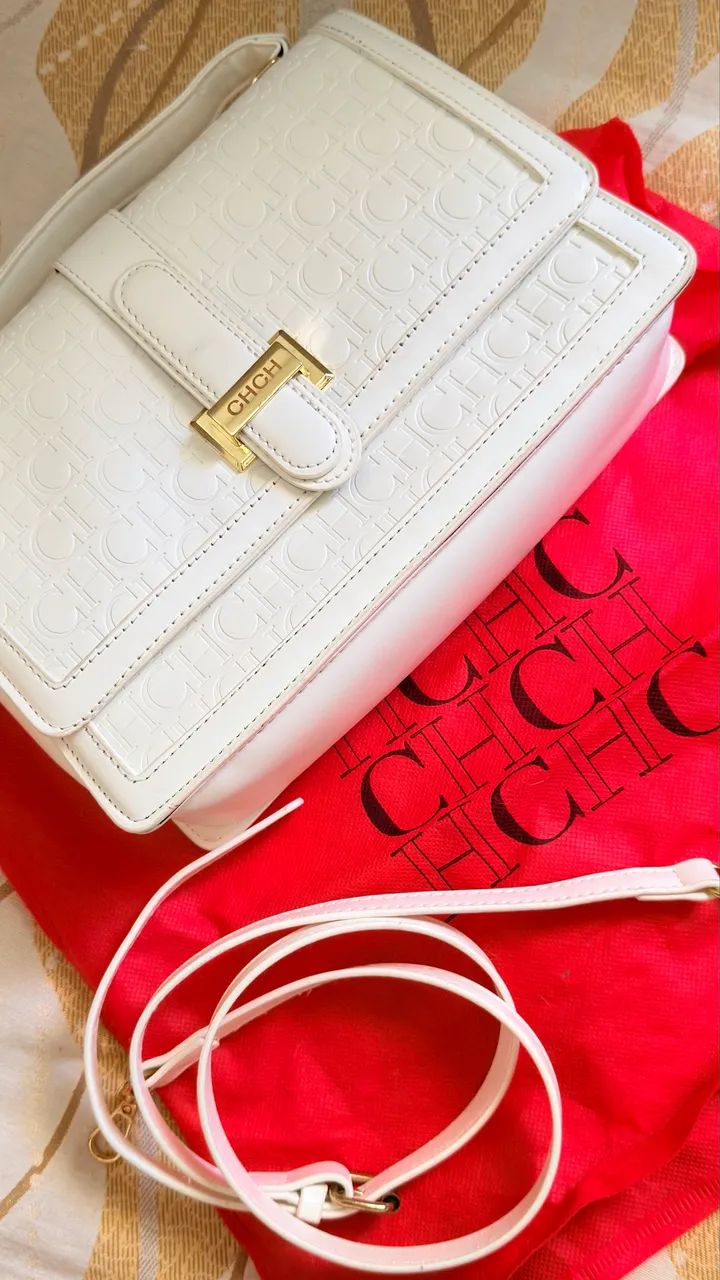 Bolsa crossbody CHCH Off-White
