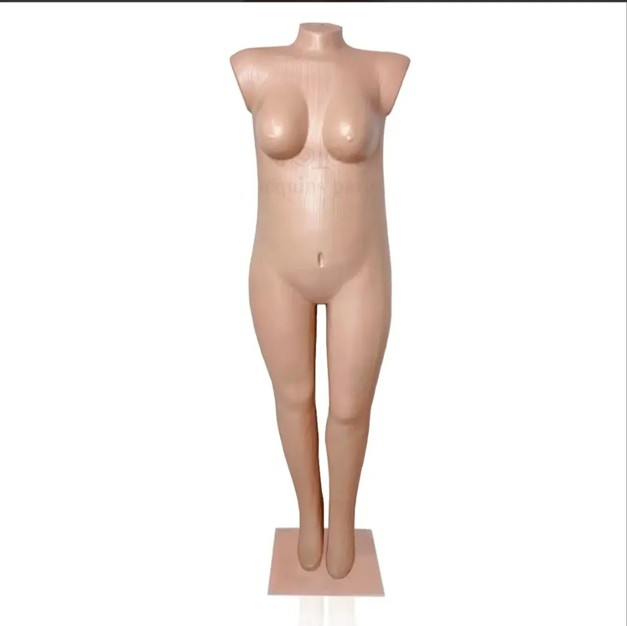 Manequim Manecona Feminina Plus Size Bege