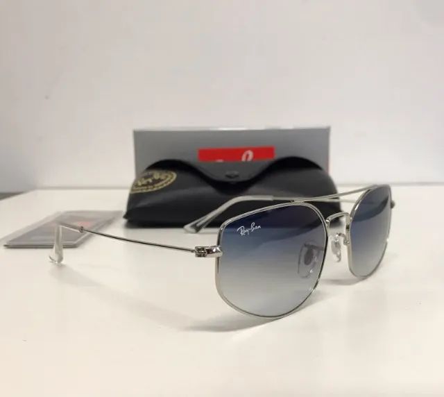 óculos de sol ray ban explorer azul - Foto 4